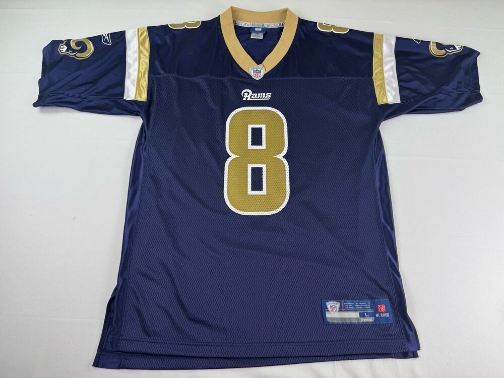 Sam Bradford St. Louis Rams Reebok Jersey - Navy Blue - Size Large
